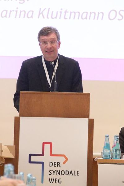 Bischof Dr. Michael Gerber / Erste Synodalversammlung des Synodalen Weges in Frankfurt beendet / Foto: Synodaler Weg/Malzkorn
